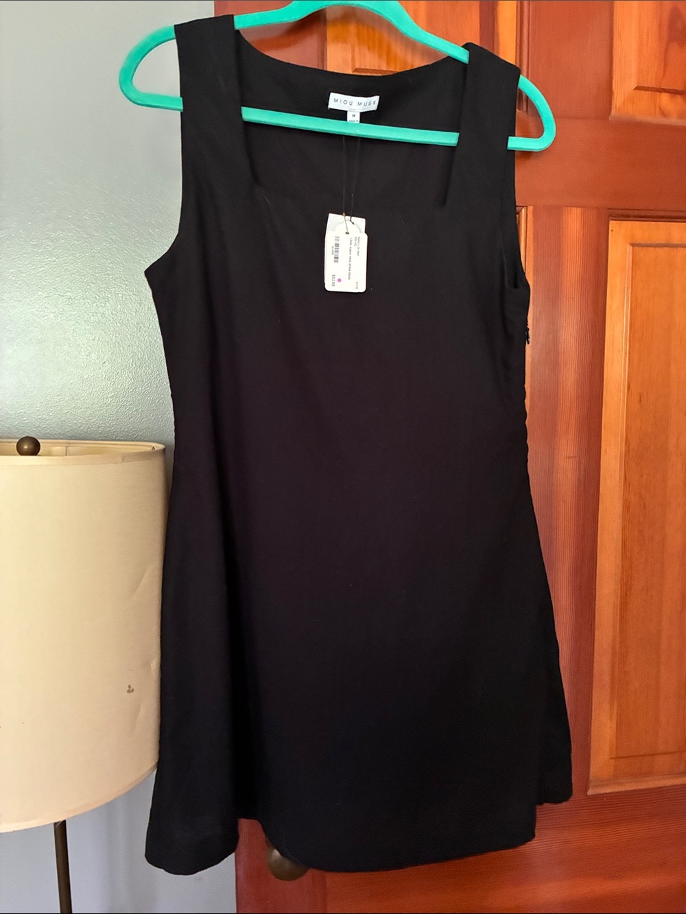 MIOUJY Black Sleeveless A-Line Dress